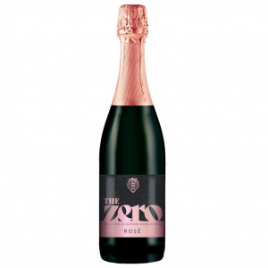 The Zero Rosé Non-alcoholic Sparkling Wine with white background Freigestellte Bilder